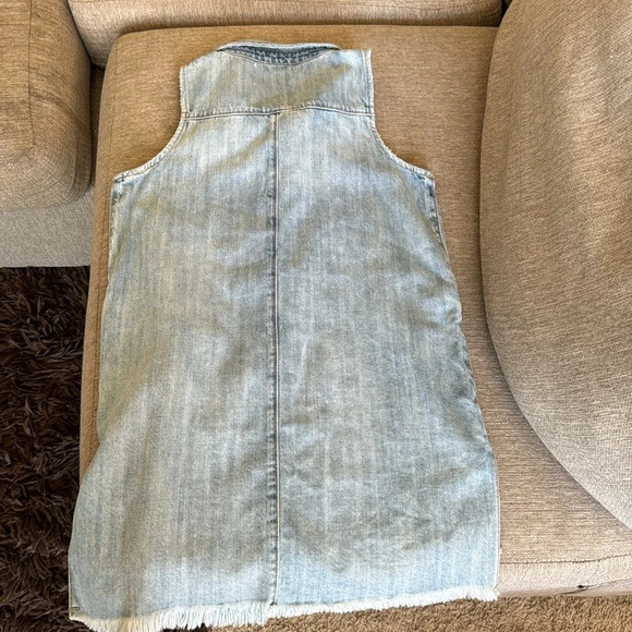 One teaspoon KIDS MINI denim BRAXTON DRESS size 9-10 - Picture 7 of 13